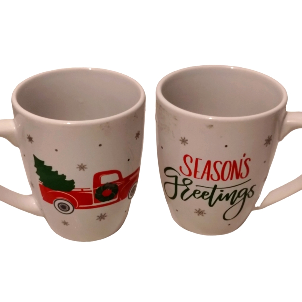 NWOT Christmas Coffee Mugs
